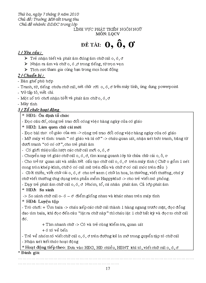 image for page Chu đề truong mầm non