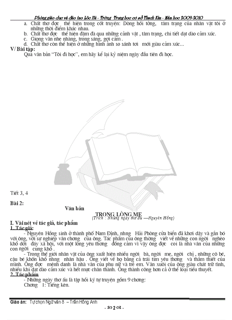 image for page Chương trinh TC Ngữ văn 8