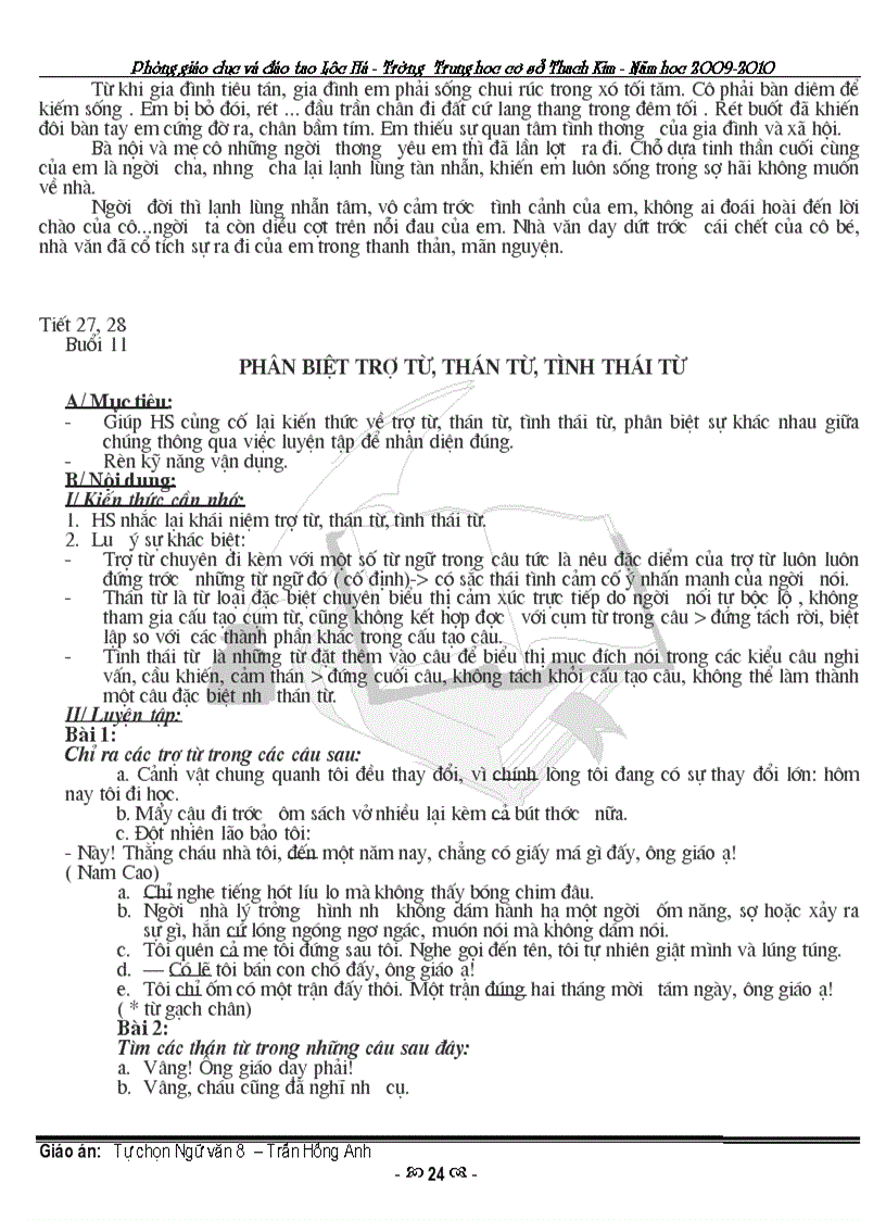 image for page Chương trinh TC Ngữ văn 8