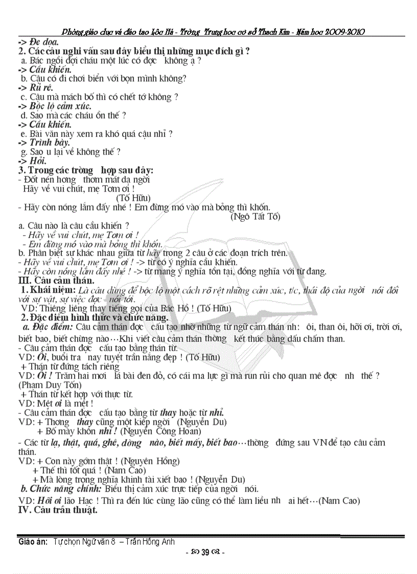 image for page Chương trinh TC Ngữ văn 8