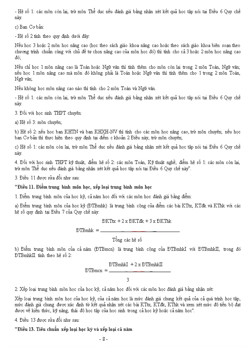 image for page Đánh giá xếp loại học sinh trung học cơ sở và học sinh trung học phổ thông