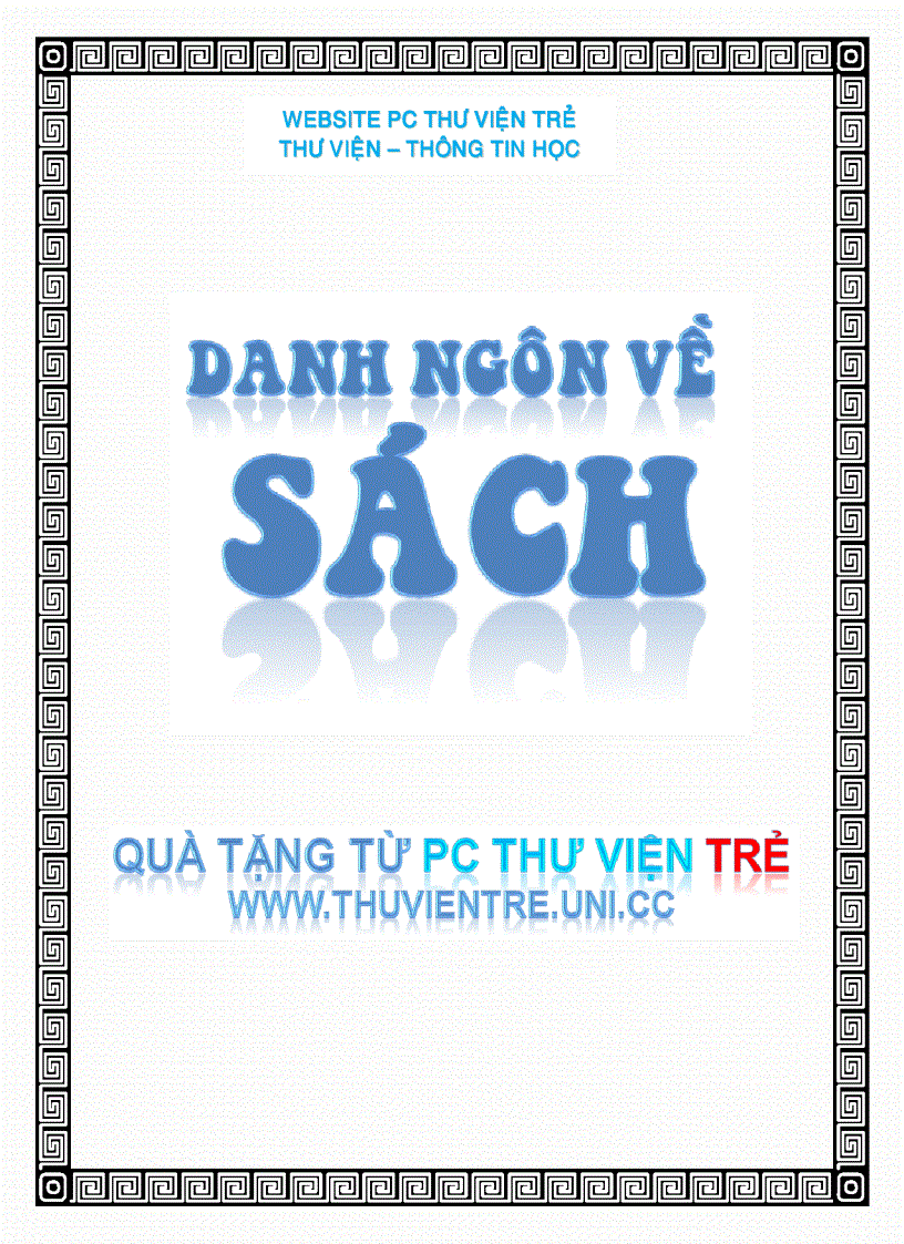 image for page Danh ngôn về sách