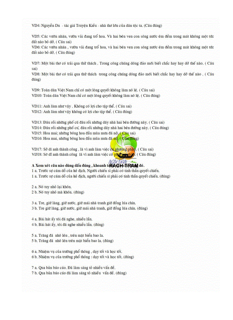 image for page Dạy học dấu câu