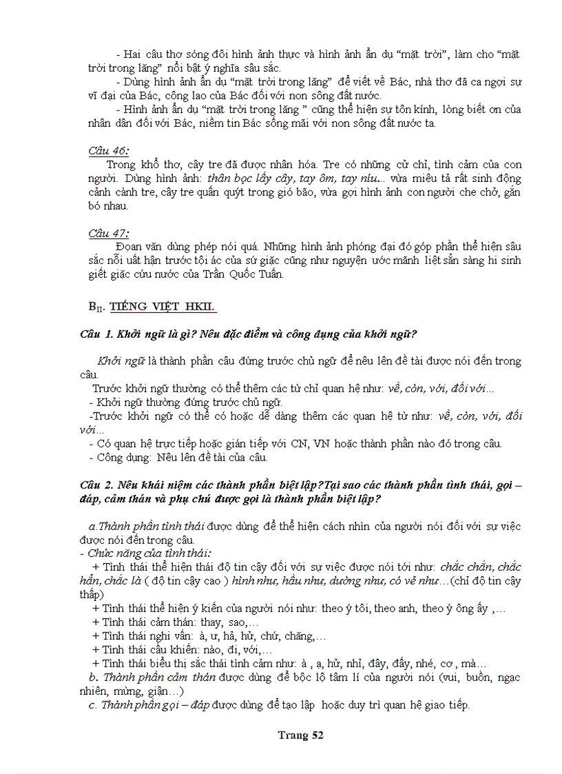 image for page Đề cương ôn tập Ngữ văn 9 chi tiết