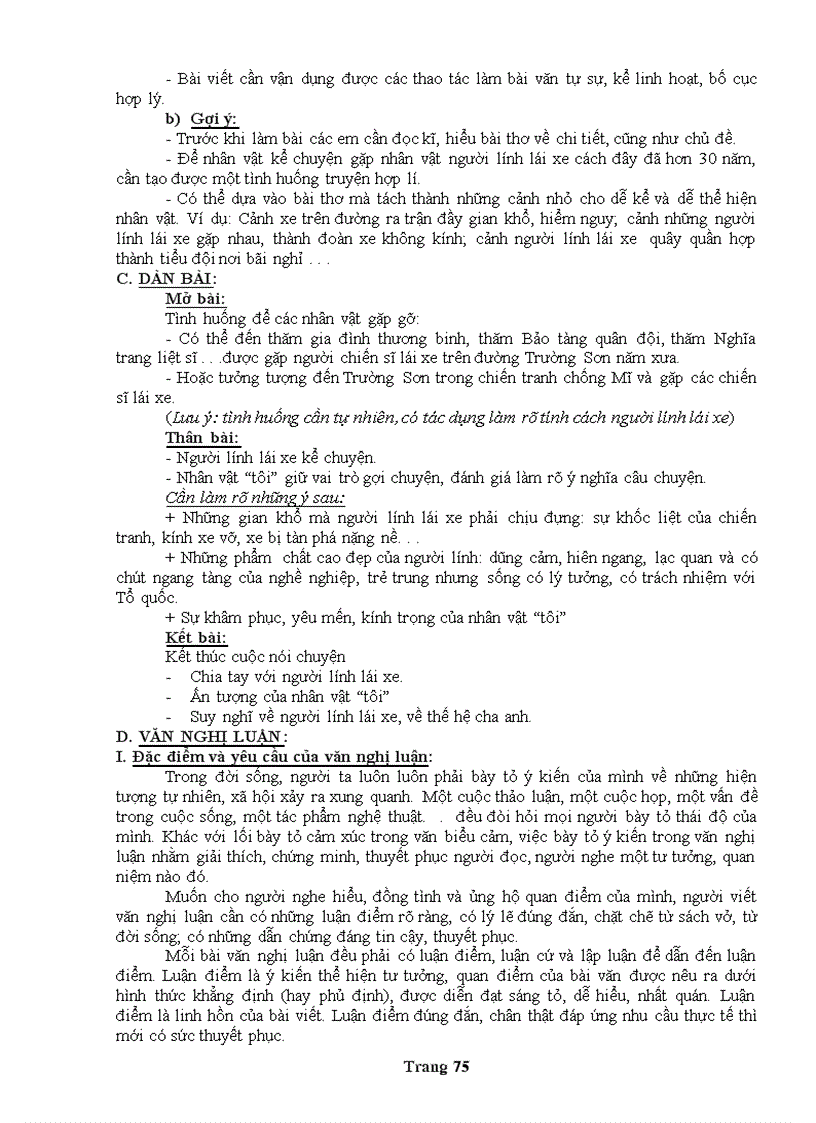 image for page Đề cương ôn tập Ngữ văn 9 chi tiết