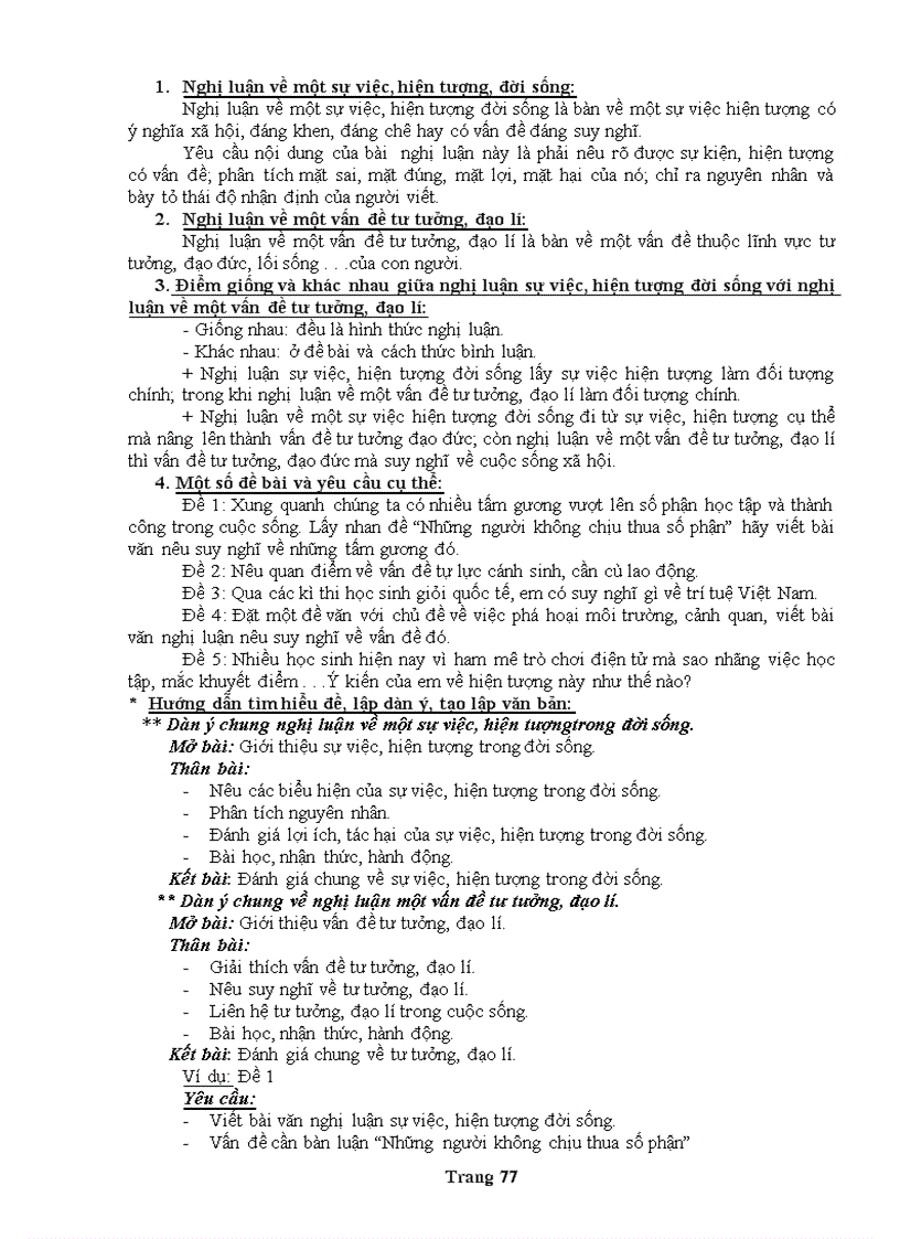 image for page Đề cương ôn tập Ngữ văn 9 chi tiết