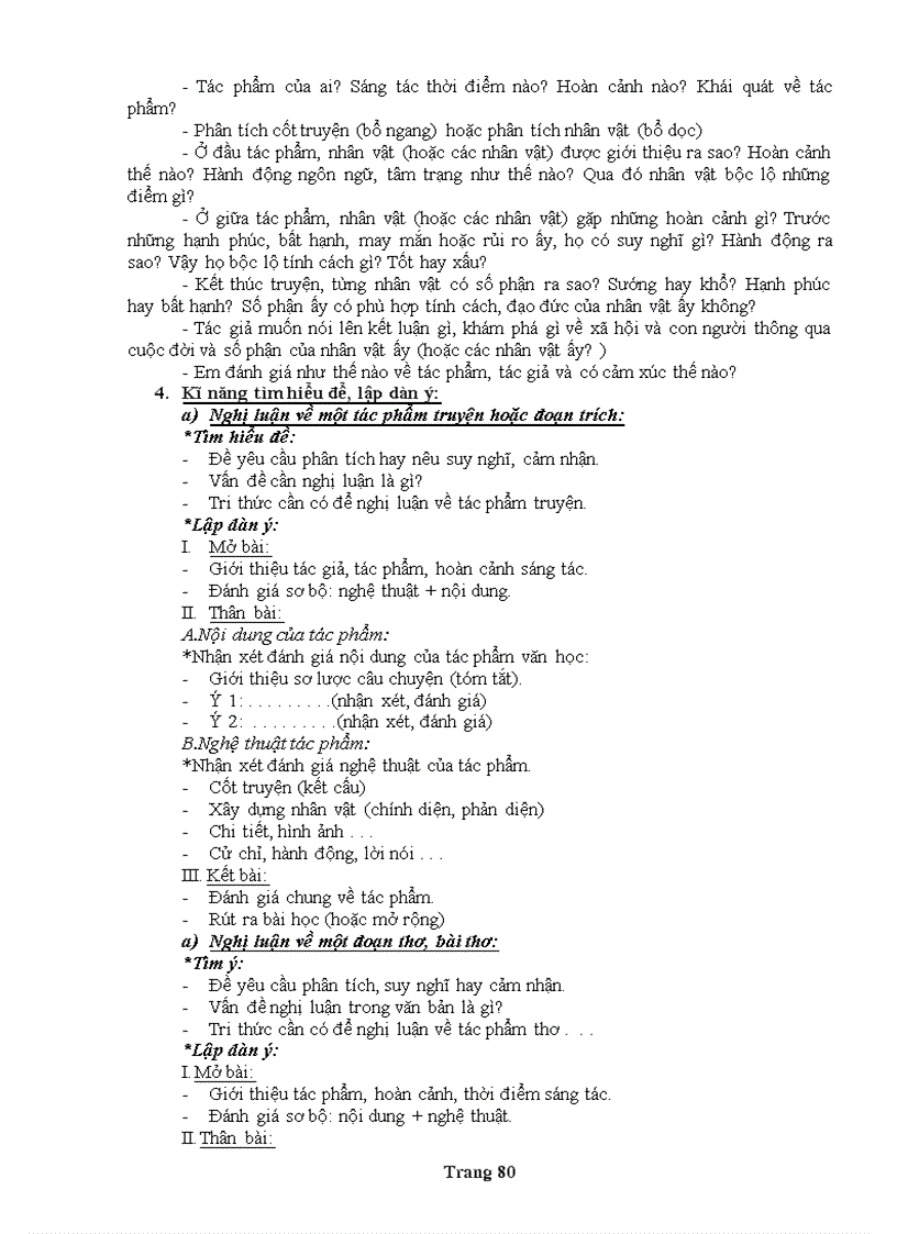 image for page Đề cương ôn tập Ngữ văn 9 chi tiết