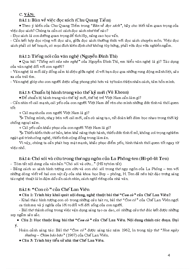 image for page Đề cuơng ôn tập ngữ văn lớp 9