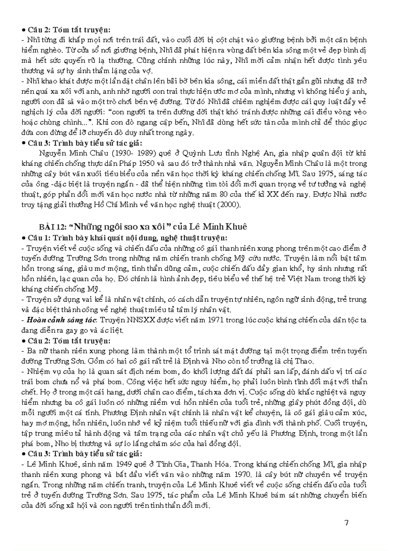 image for page Đề cuơng ôn tập ngữ văn lớp 9