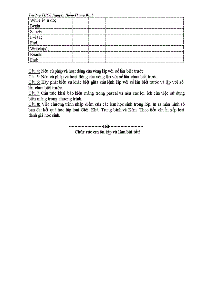 image for page Đề cương ôn tập tin 8 hk2