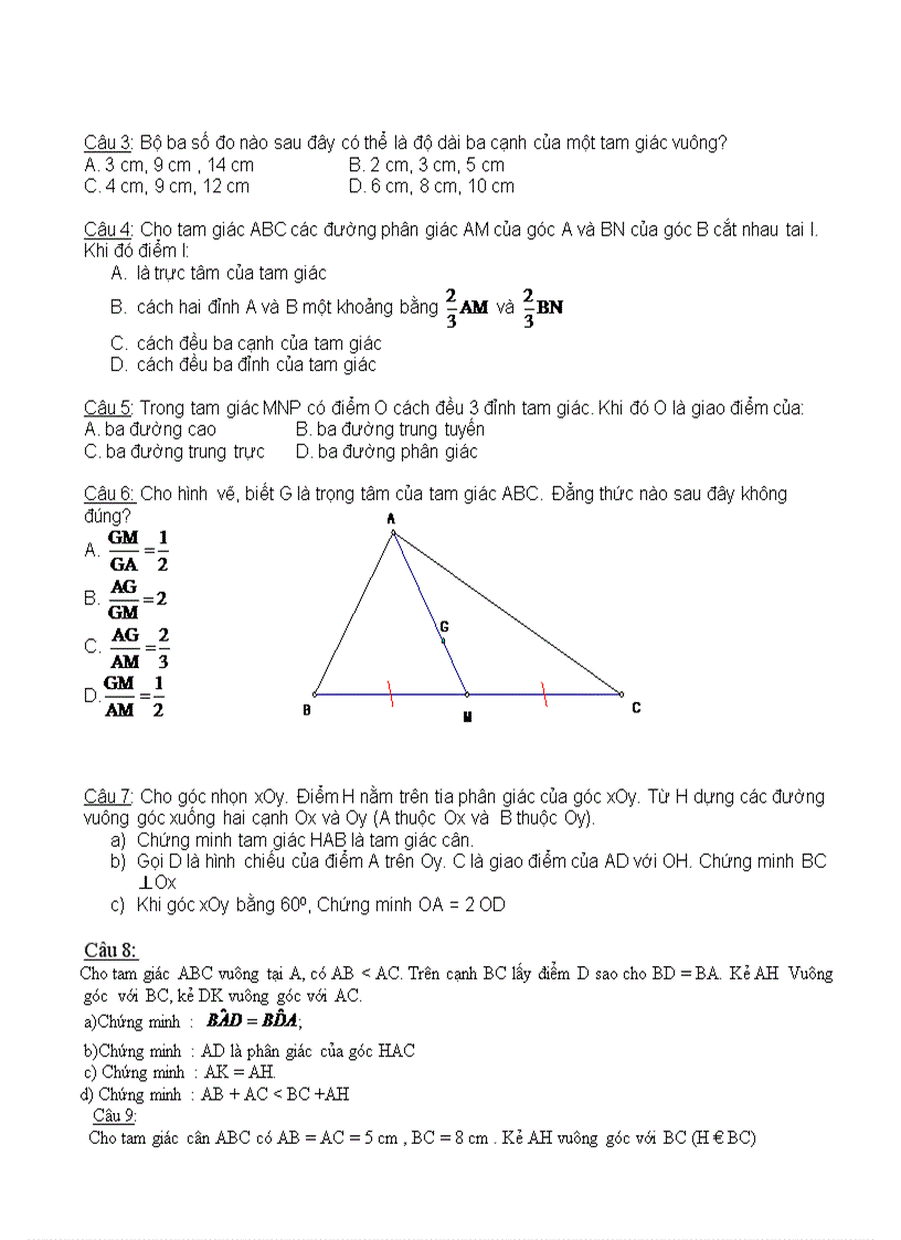 image for page Đề cương ôn tập toán 7