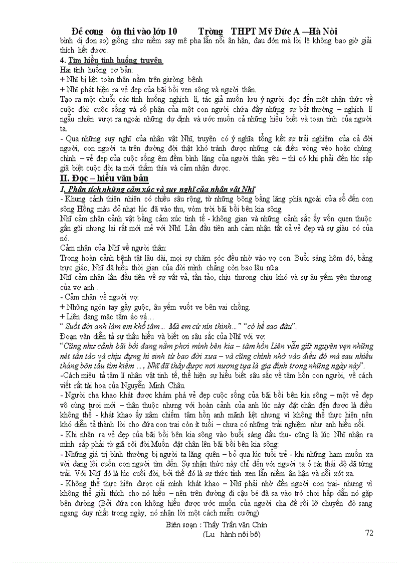 image for page Đề cương ôn thi vào lớp 10