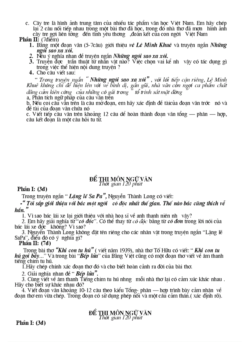 image for page Đề luyện thi vào 10