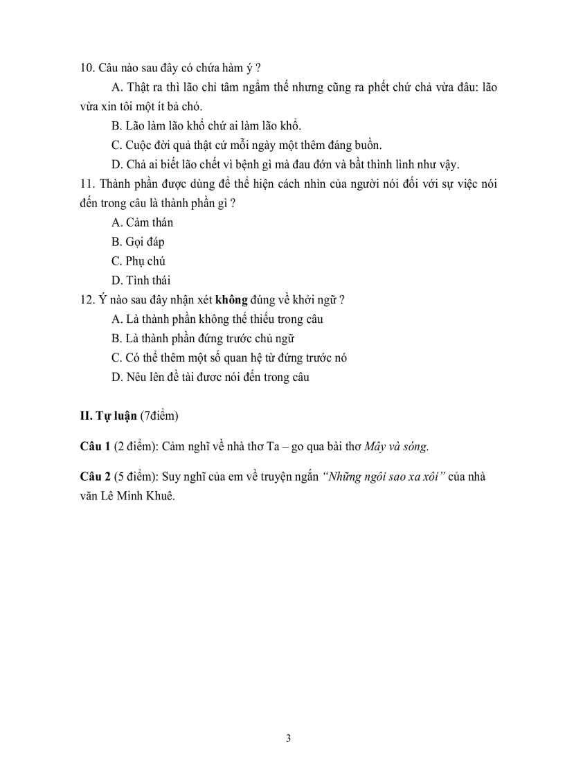 image for page Đề thi HKII Ngữ văn 9 8