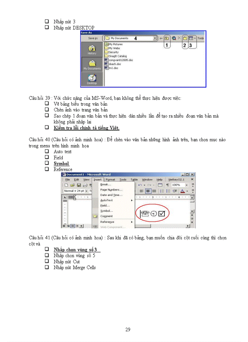 image for page Đề thi trắc nghiệm Tin Cơ bản