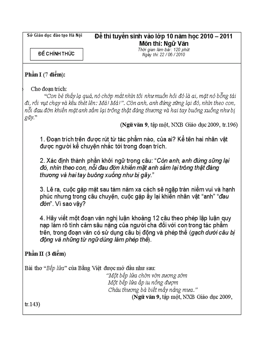 image for page De thi vao 10 Ha Noi hot 2010 2011