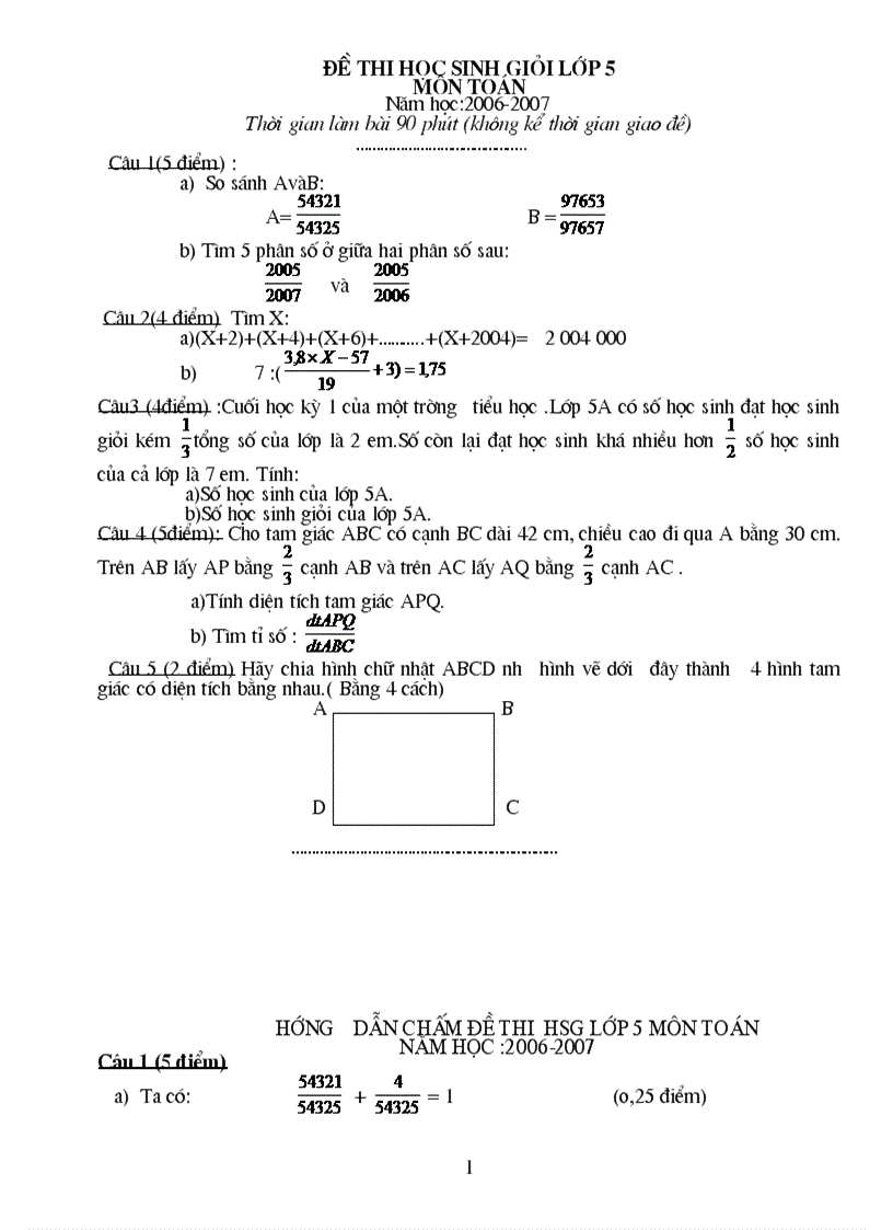 image for page Đề và đáp án thi HSG lớp 4 5