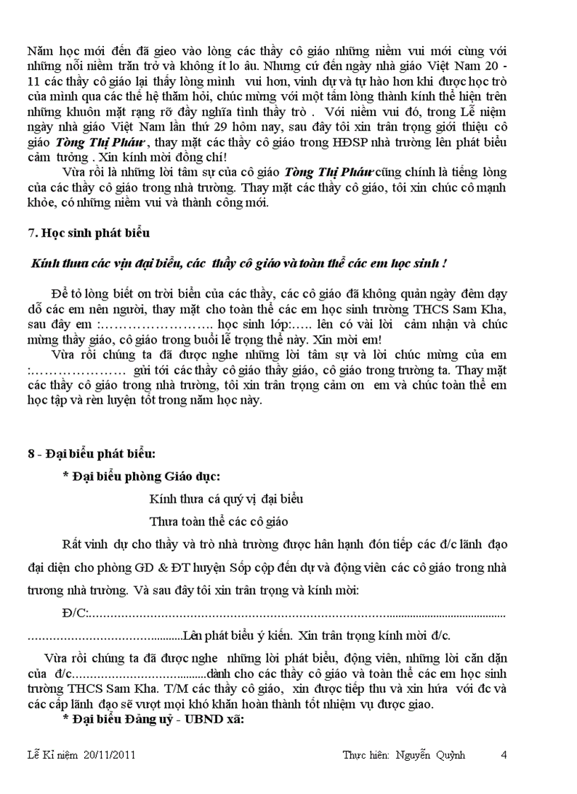 image for page Dẫn chương trình 20 11 1