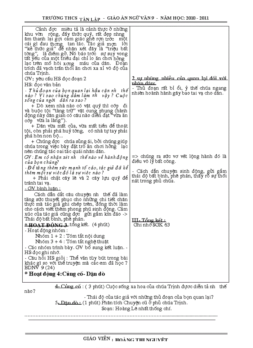 image for page GA Ngữ văn 9 Chuẩn KTKN 2010 2011