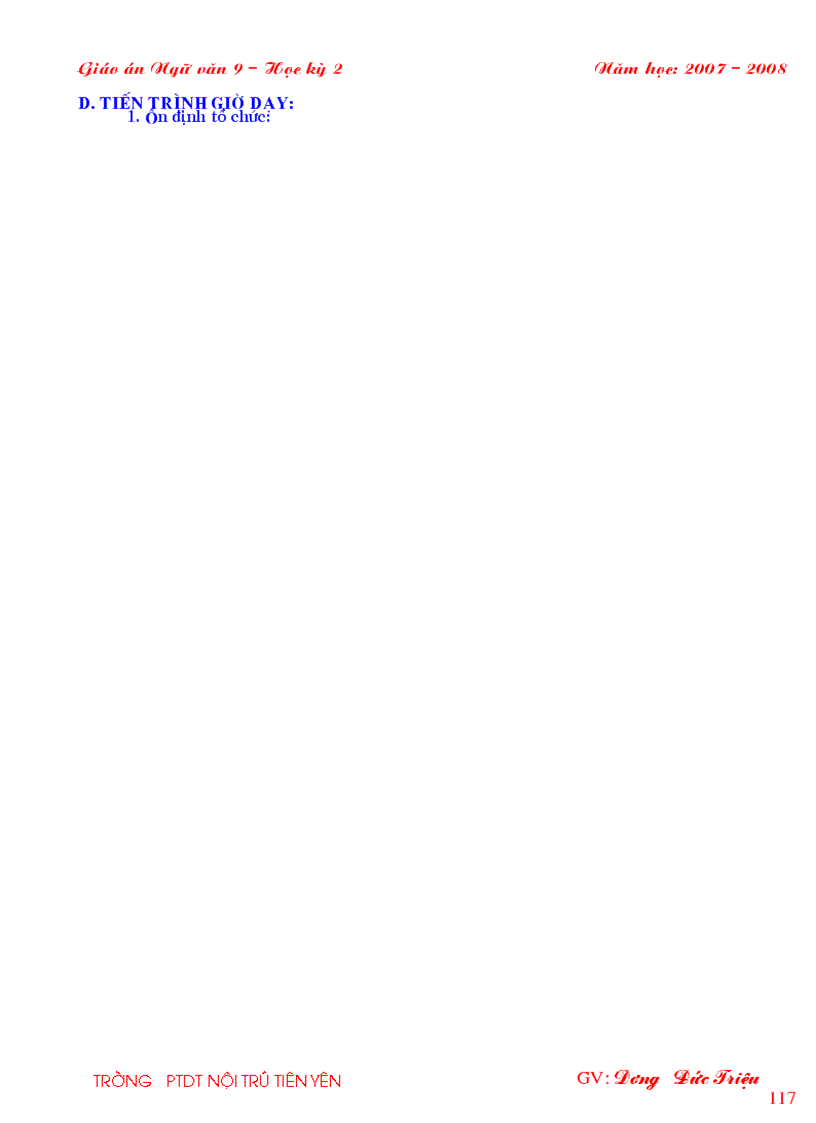 image for page GA Ngữ văn 9 HK II 3 cột Khung bài soạn chuẩn của Bộ