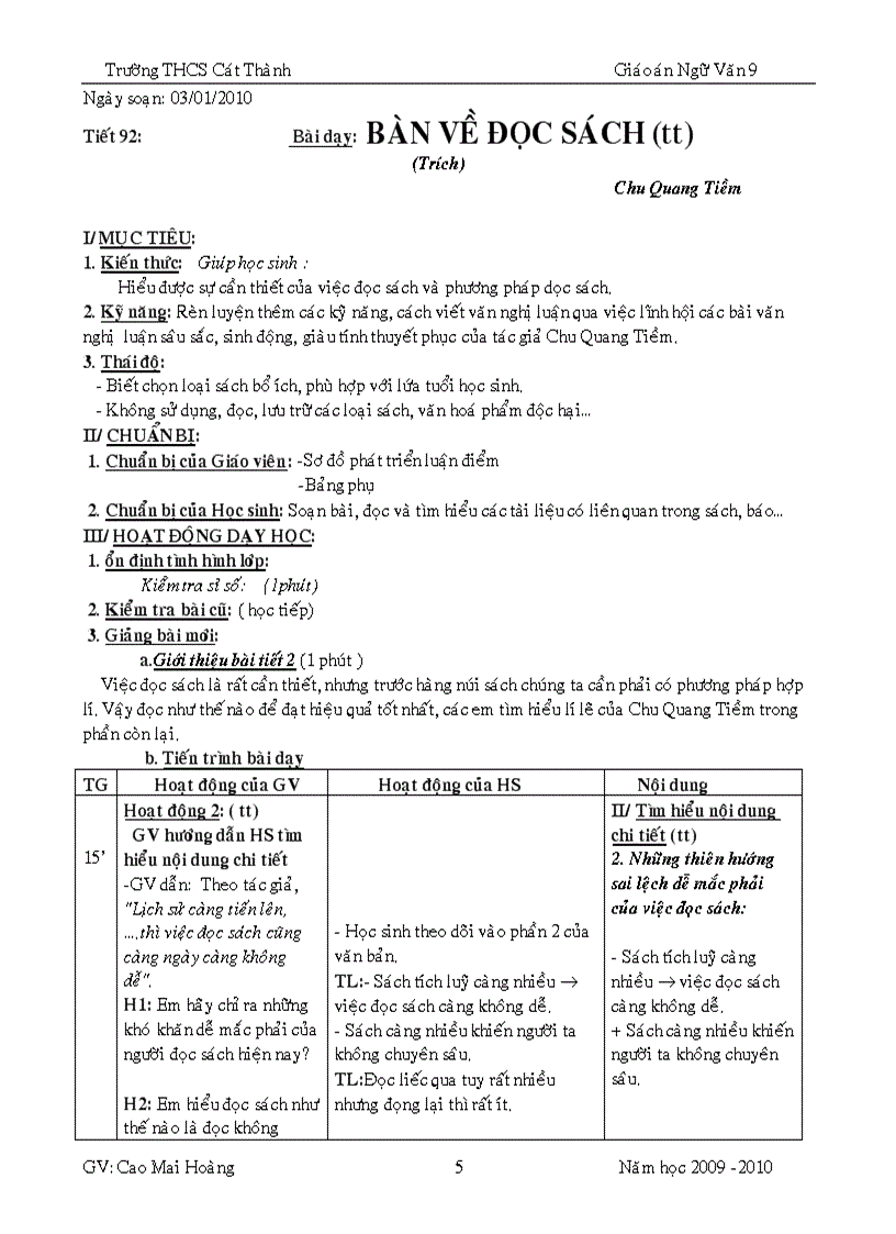 image for page GA ngữ văn 9 hk2 4 cột