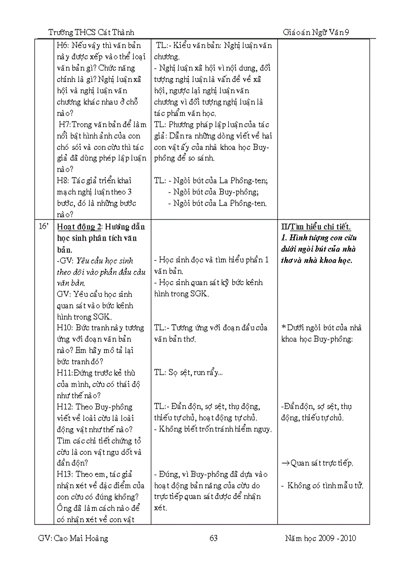 image for page GA ngữ văn 9 hk2 4 cột