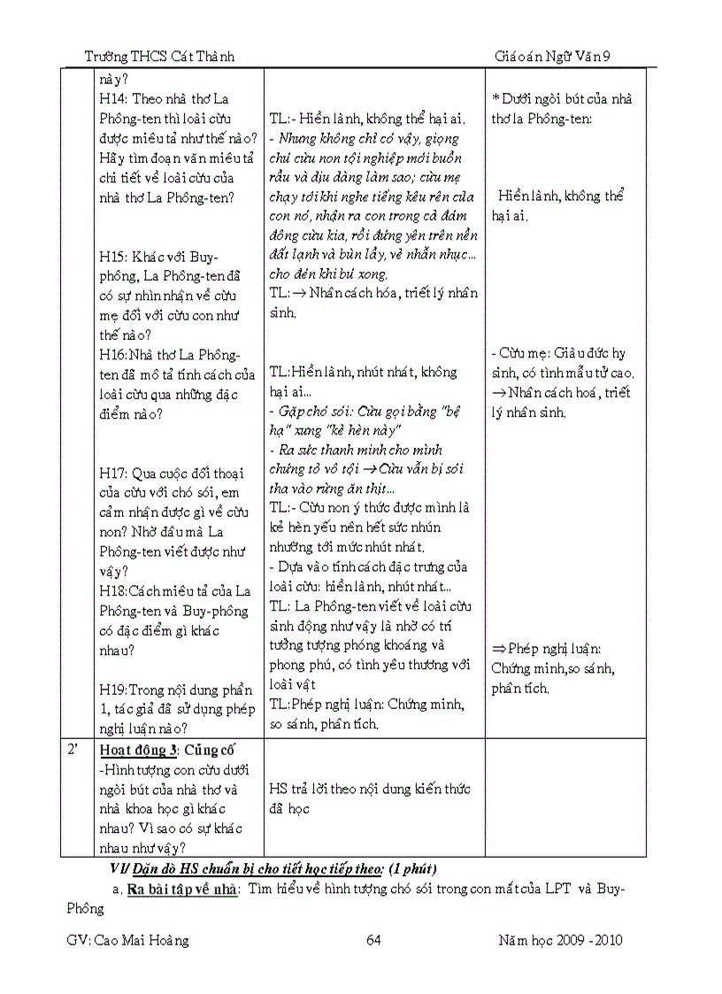 image for page GA ngữ văn 9 hk2 4 cột