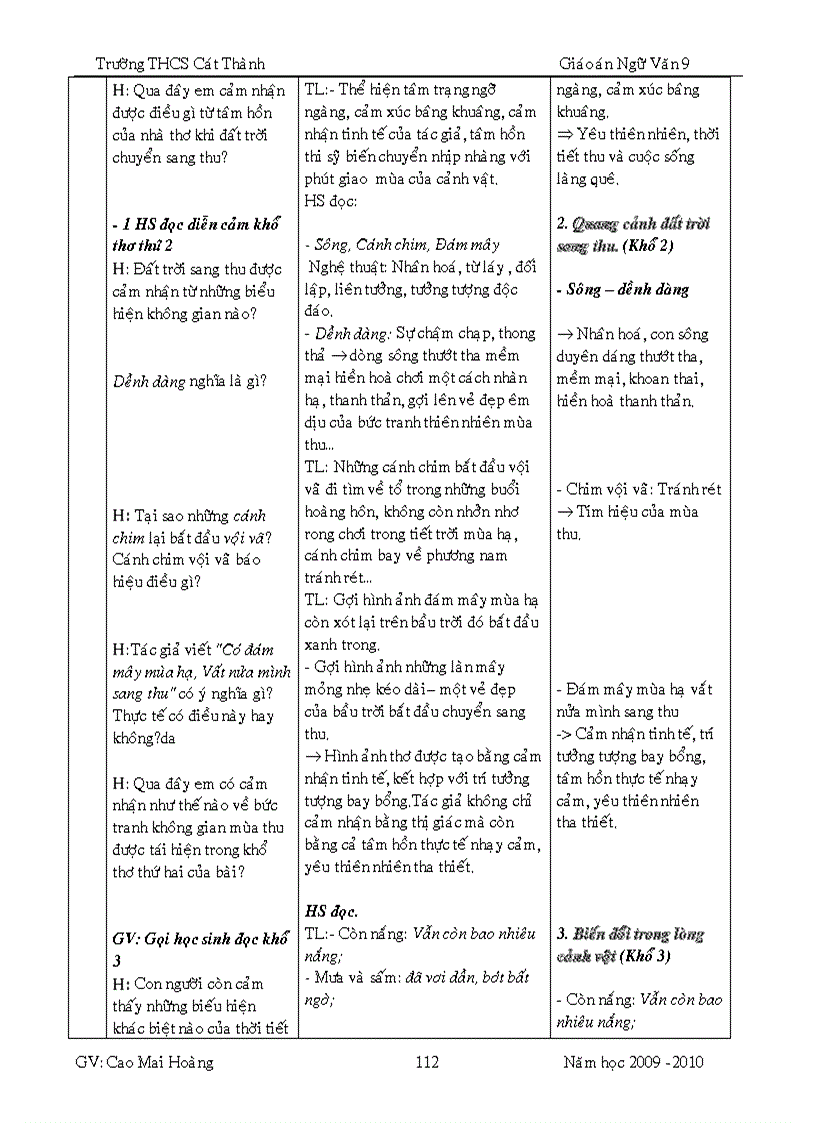 image for page GA ngữ văn 9 hk2 4 cột