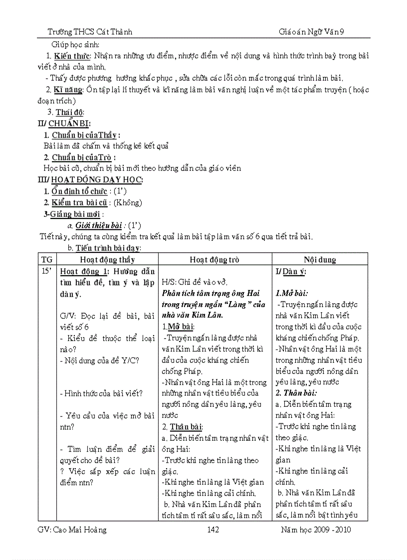 image for page GA ngữ văn 9 hk2 4 cột