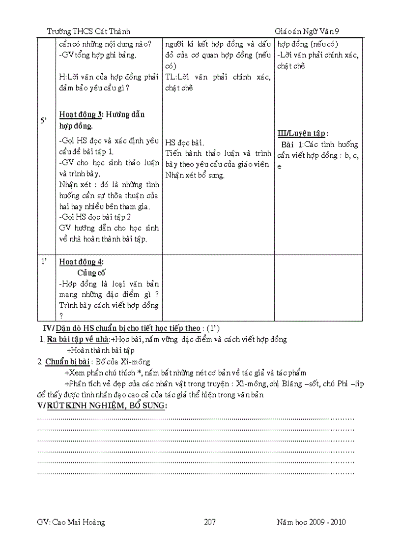 image for page GA ngữ văn 9 hk2 4 cột