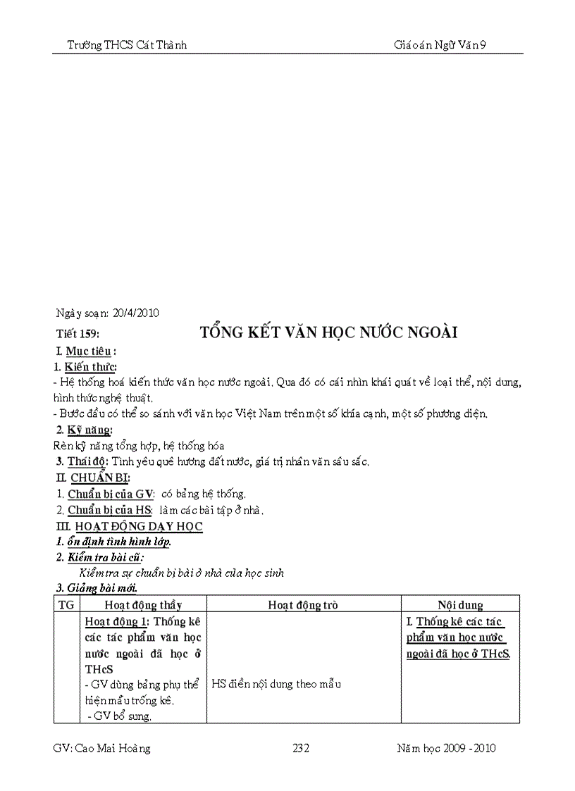 image for page GA ngữ văn 9 hk2 4 cột