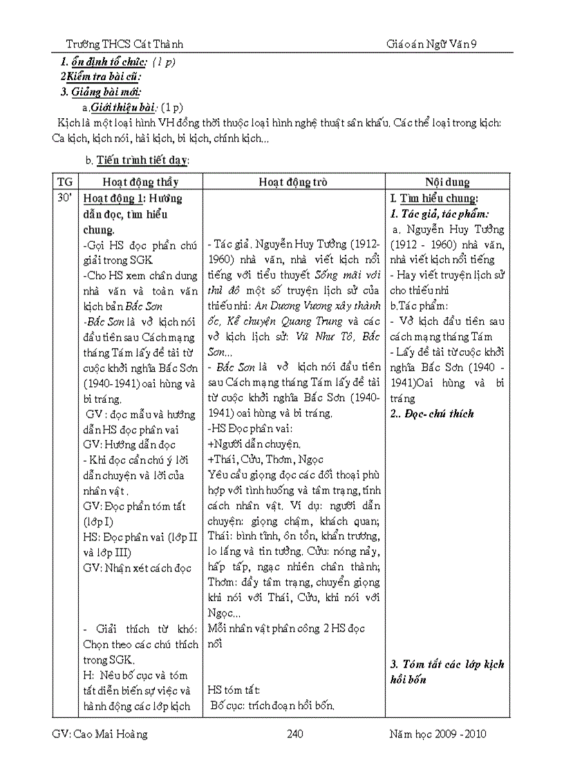 image for page GA ngữ văn 9 hk2 4 cột