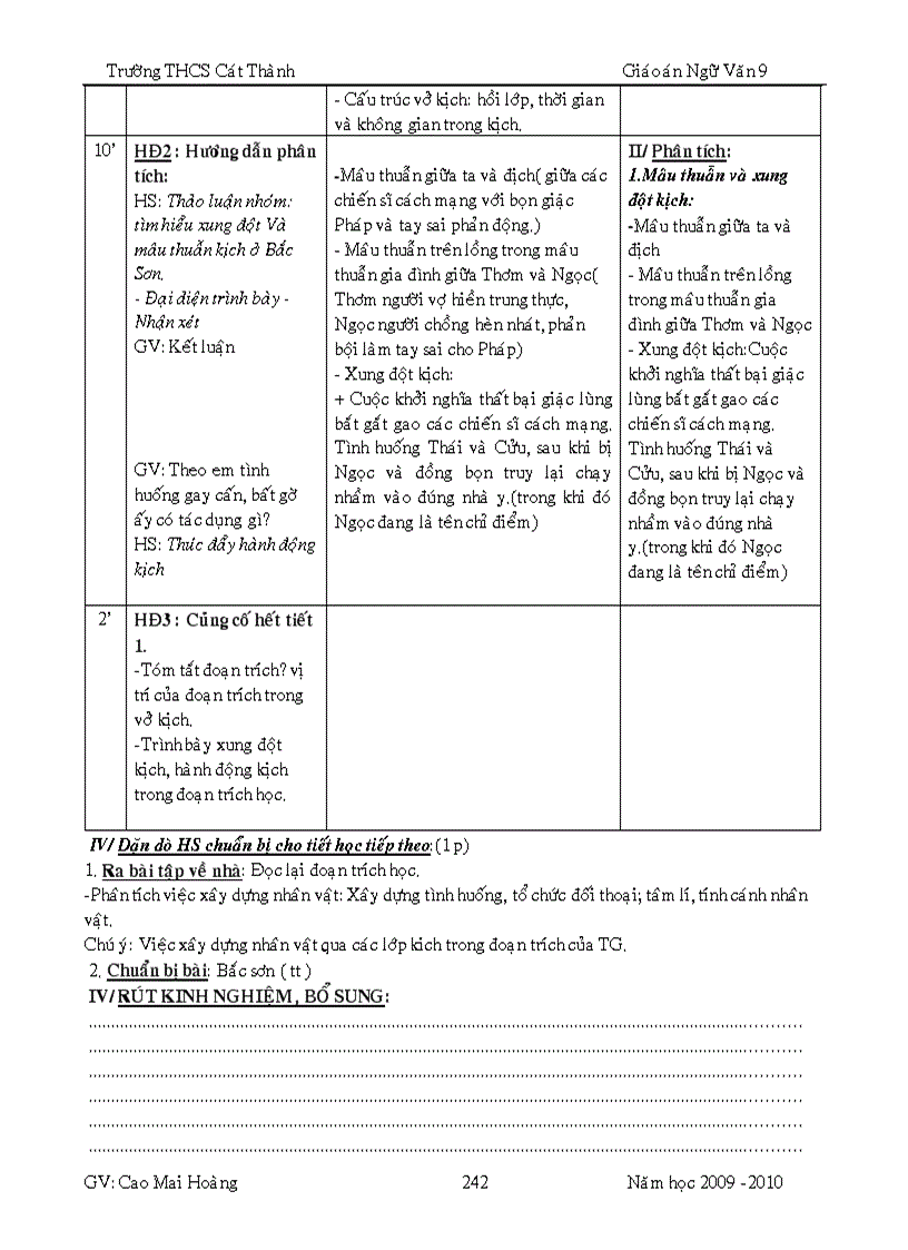 image for page GA ngữ văn 9 hk2 4 cột