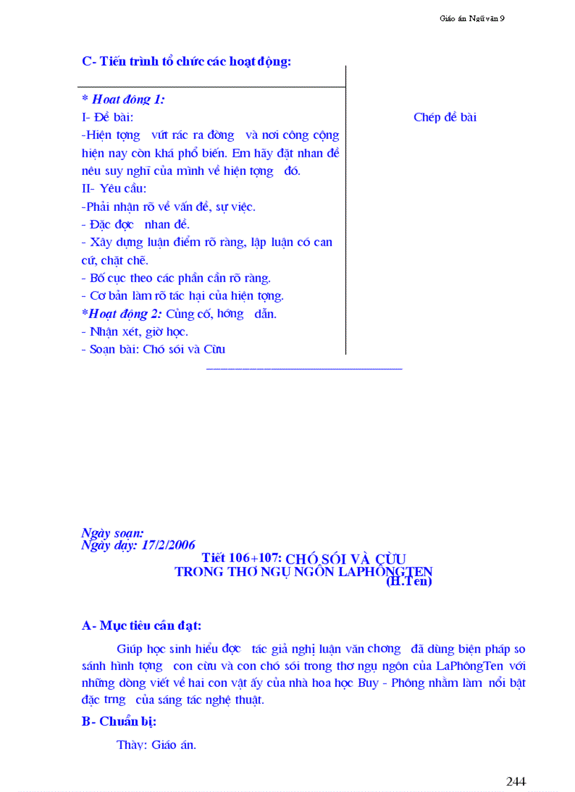 image for page Ga văn 9 trọn bộ 08 09