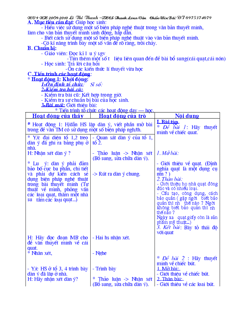 image for page GANV 9 3 cột có ảnh minh họa từ tiết1 50 Lê Thanh