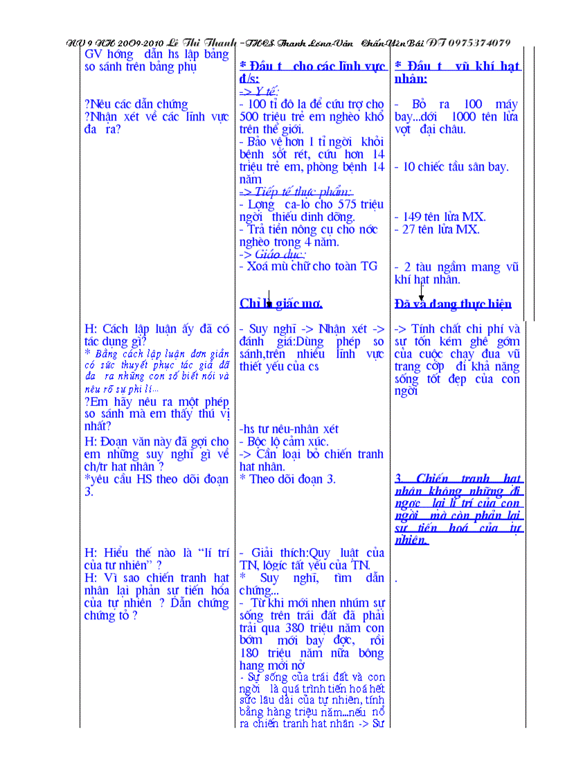 image for page GANV 9 3 cột có ảnh minh họa từ tiết1 50 Lê Thanh