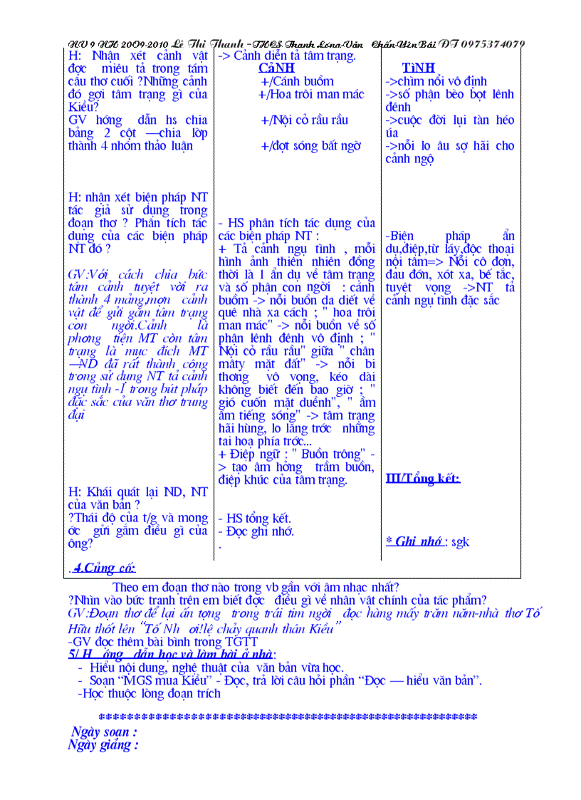 image for page GANV 9 3 cột có ảnh minh họa từ tiết1 50 Lê Thanh