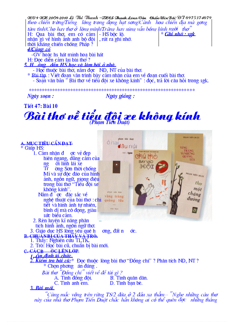 image for page GANV 9 3 cột có ảnh minh họa từ tiết1 50 Lê Thanh