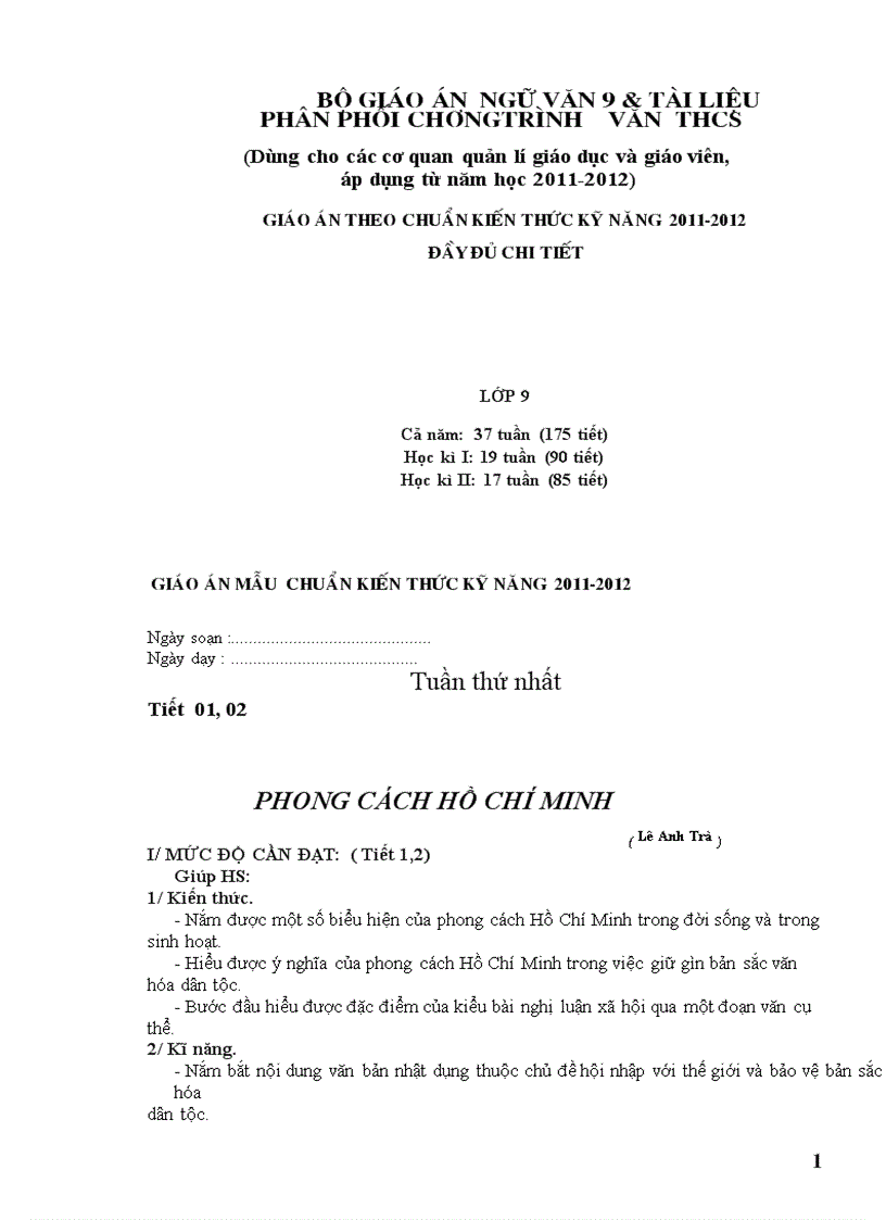 image for page Giao an Ngu Van 9 ca nam