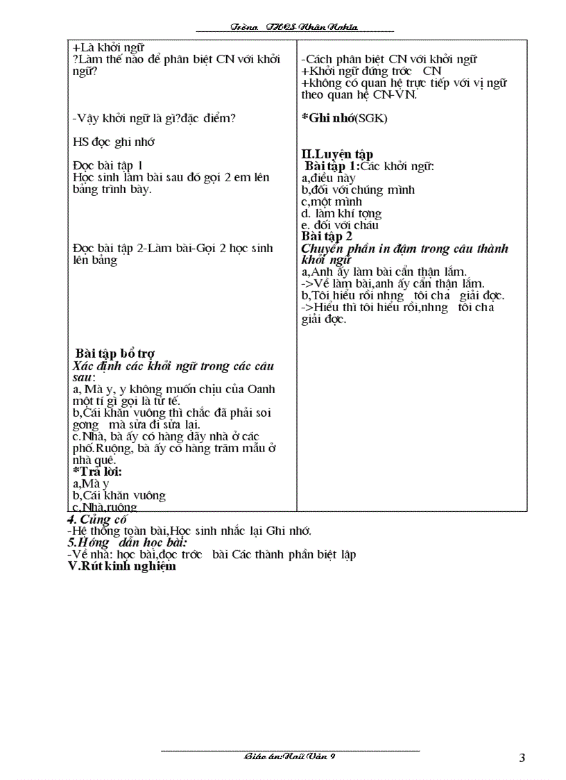 image for page Giao an Văn 9