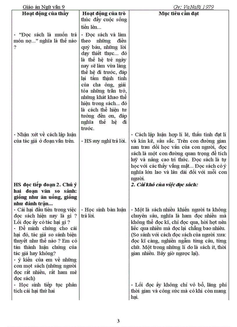 image for page Giao an 3 cot HKII