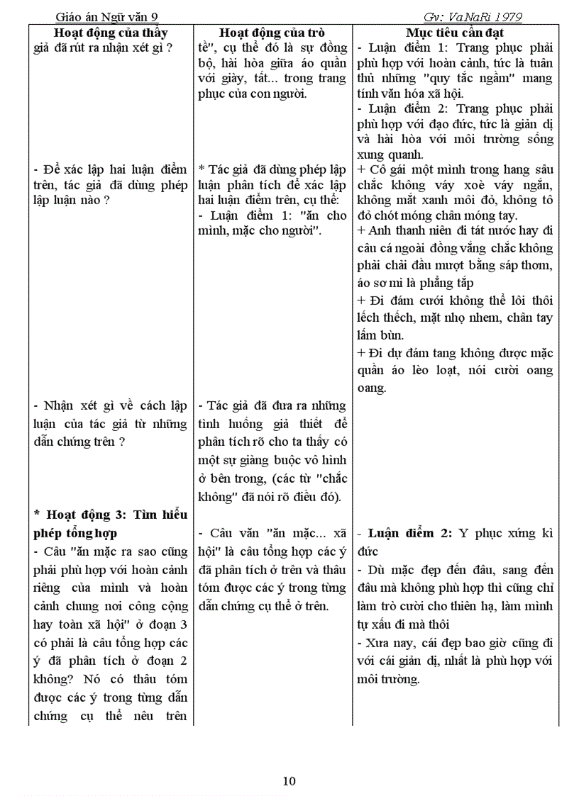 image for page Giao an 3 cot HKII