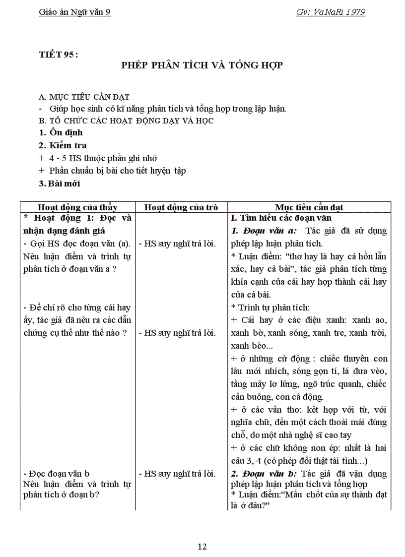 image for page Giao an 3 cot HKII