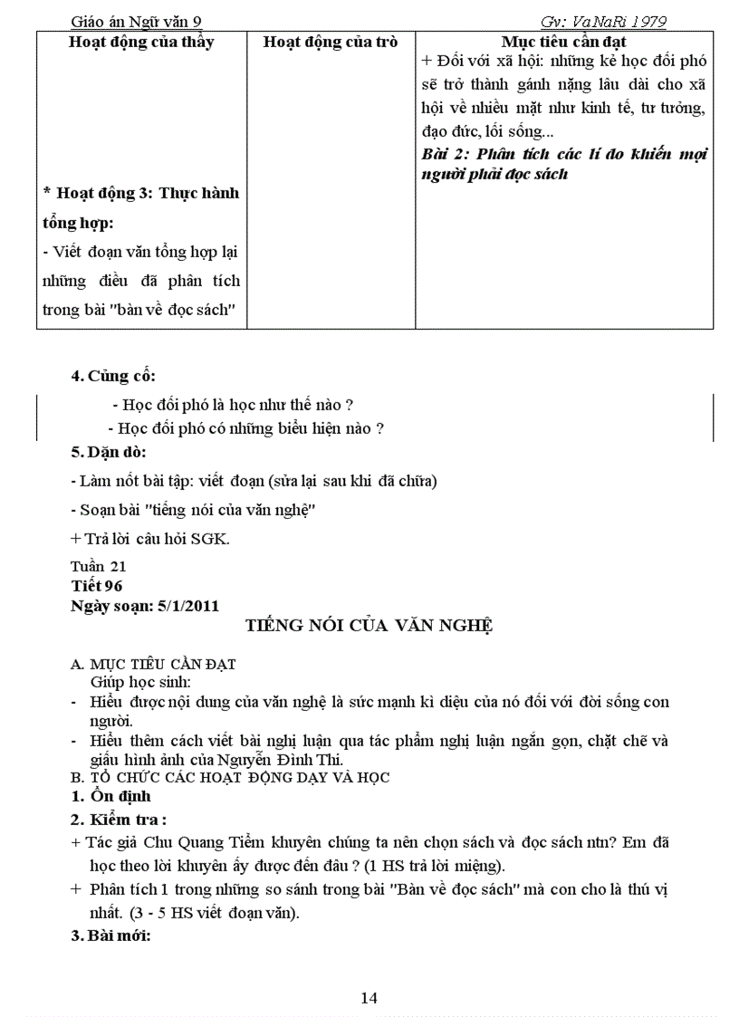 image for page Giao an 3 cot HKII