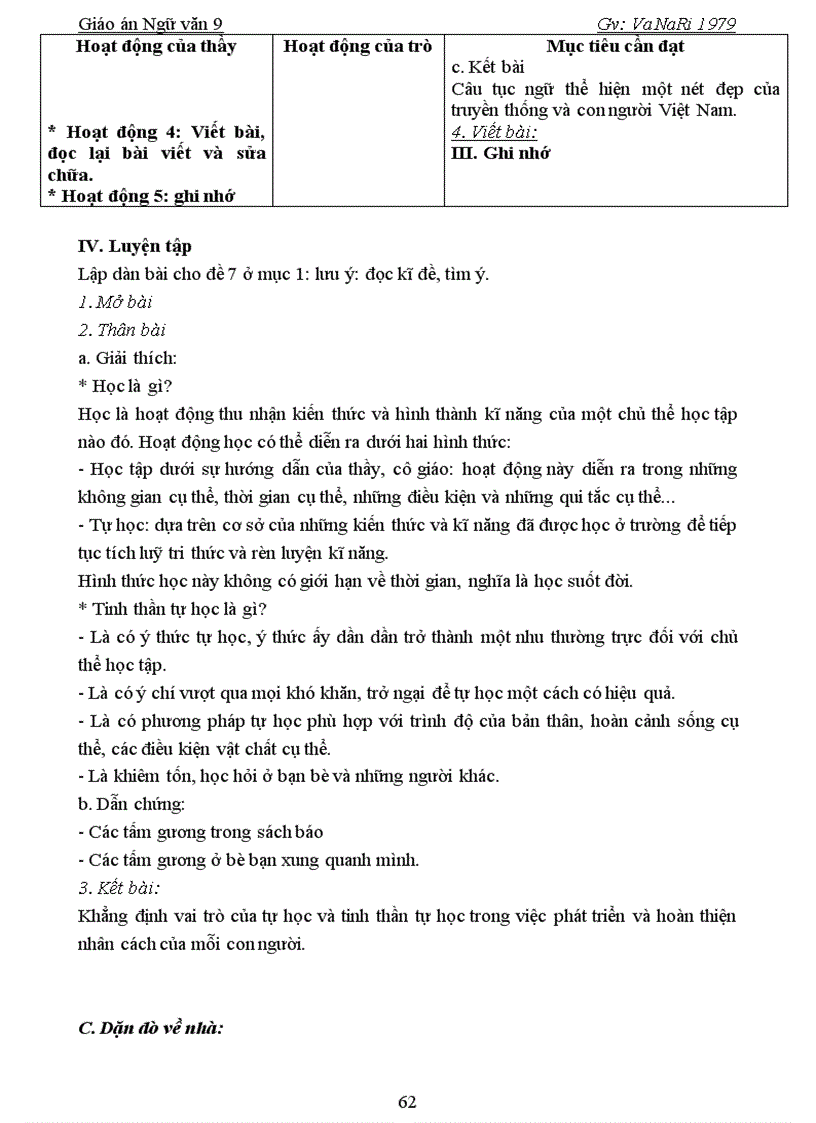 image for page Giao an 3 cot HKII