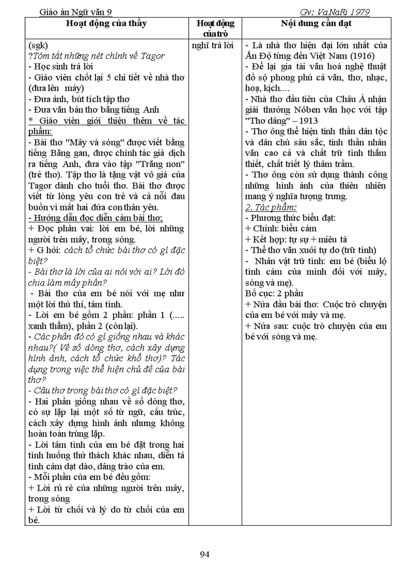 image for page Giao an 3 cot HKII