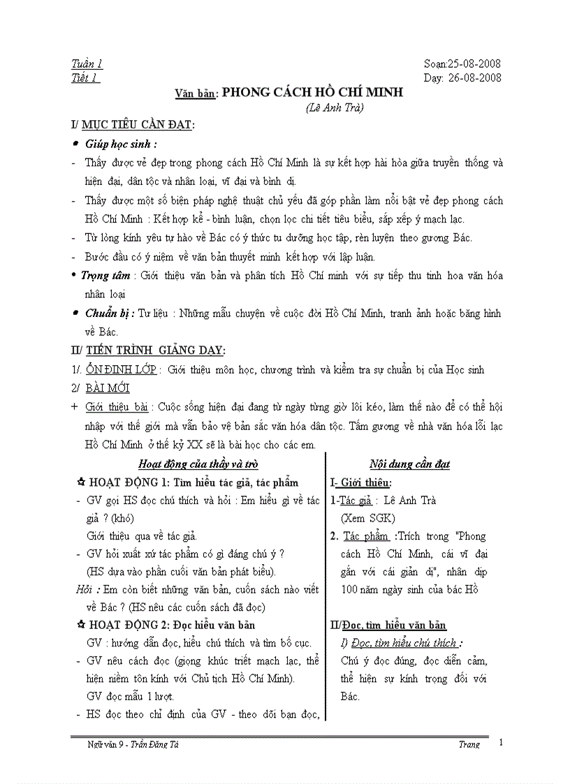 image for page Giáo án 9 chuẩn