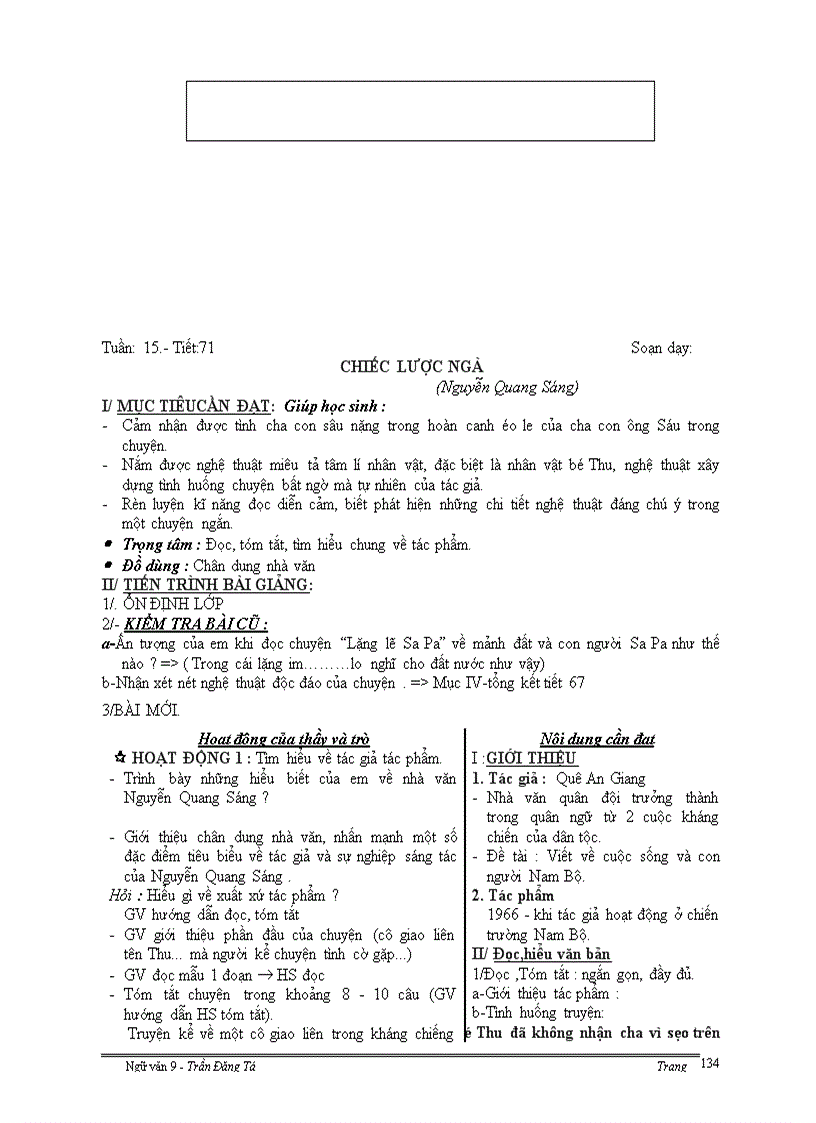 image for page Giáo án 9 chuẩn