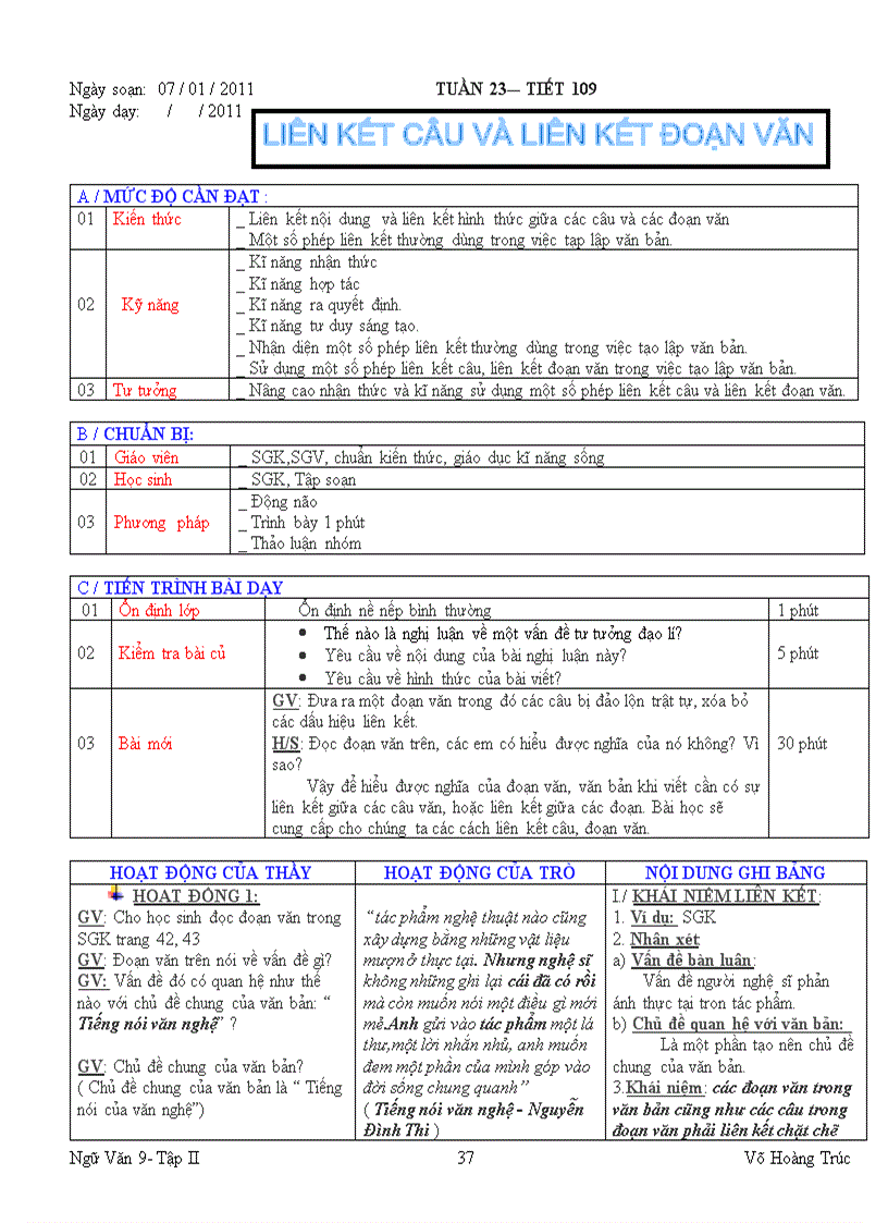 image for page Giao an 9 HKII Chuan