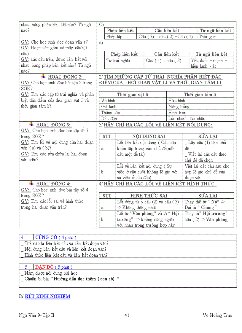 image for page Giao an 9 HKII Chuan